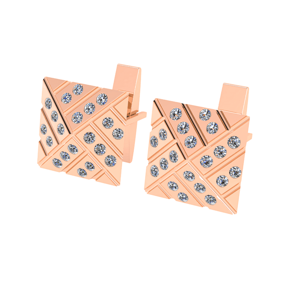 Diamond Cufflink K10005