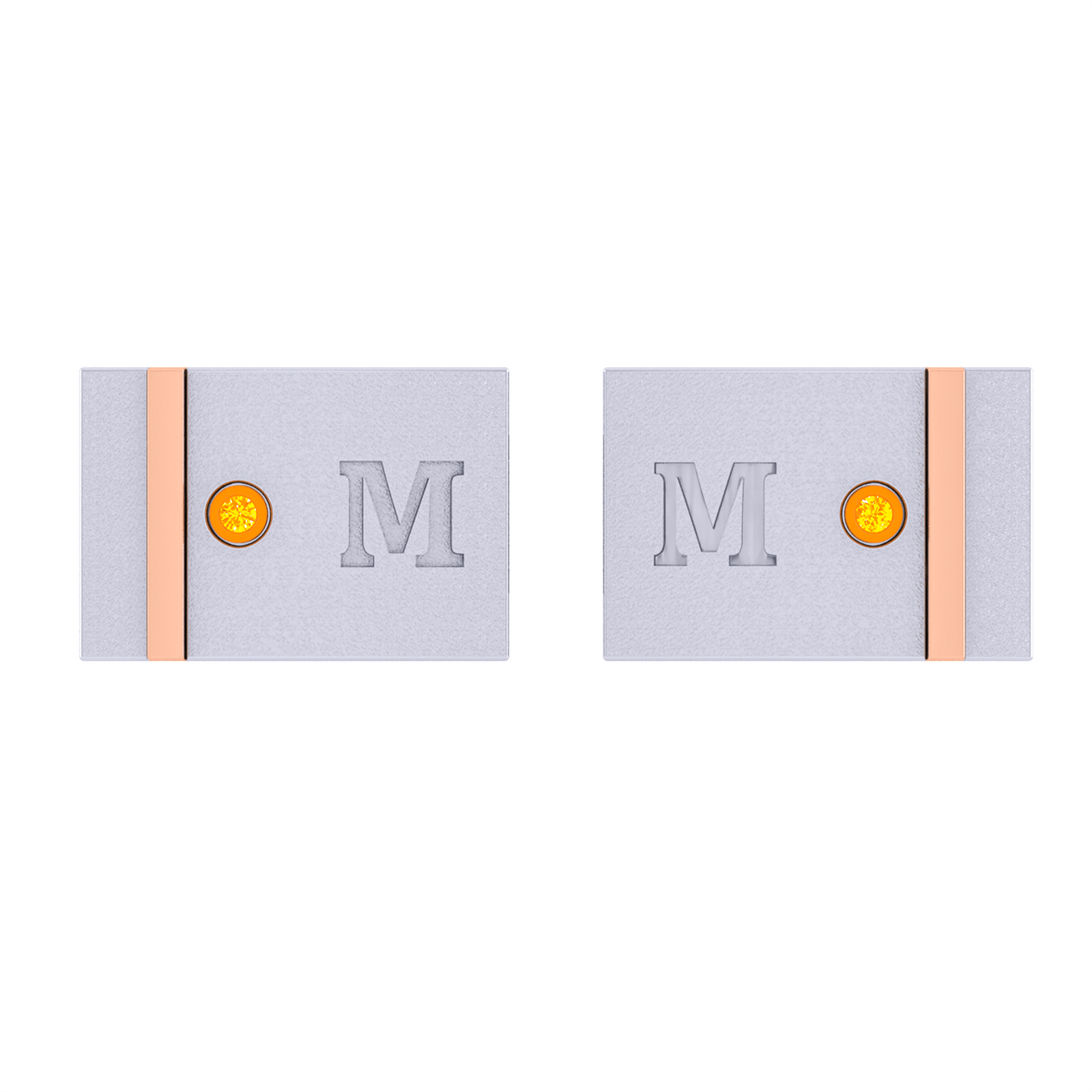 Diamond Cufflink K10015
