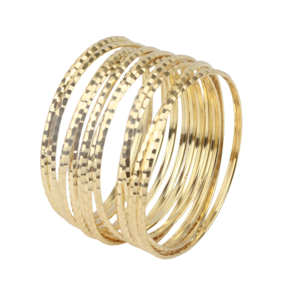 18K Gold Bangle G10348