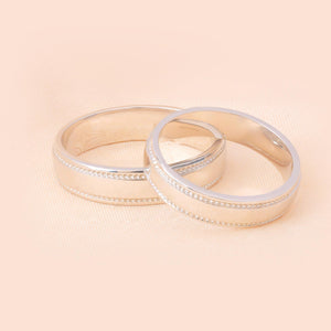 18K Gold Wedding Rings D10021