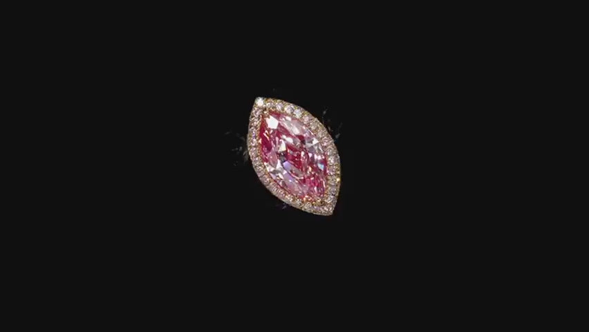 GIA Certified Pink Diamond Suite
