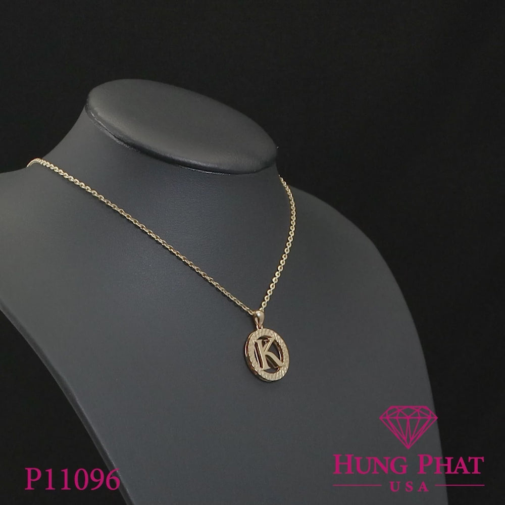 18K Gold Pendant P11096