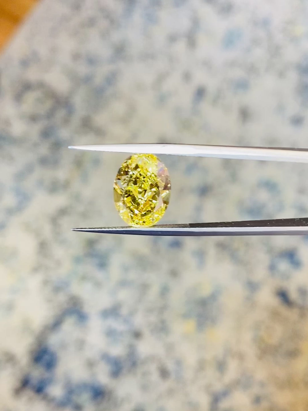 GIA Certified 5.00 Carat Vivid Yellow Diamond Ring