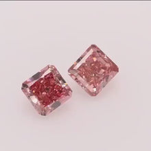GIA Certified 1.80 Carat Vivid Pure Pink Diamond, Pair