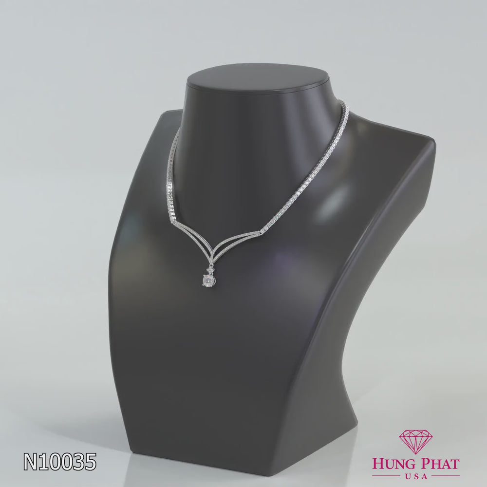 Diamond Necklace Mounting N10035