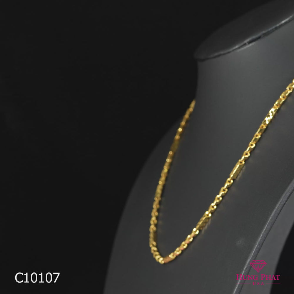 24K Gold Chain C10107