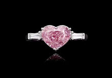 Gia Certified 4.04 Carat Fancy Light Pink Heart Diamond Ring