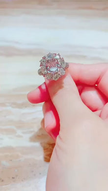 Gia Certified Internally Flawless Pink Diamond Ring