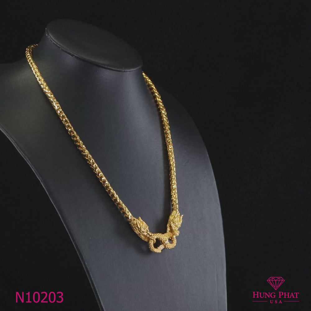24K Gold Necklace N10203