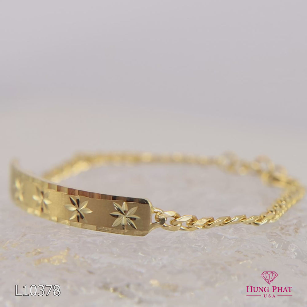18K Gold Bracelet L10378