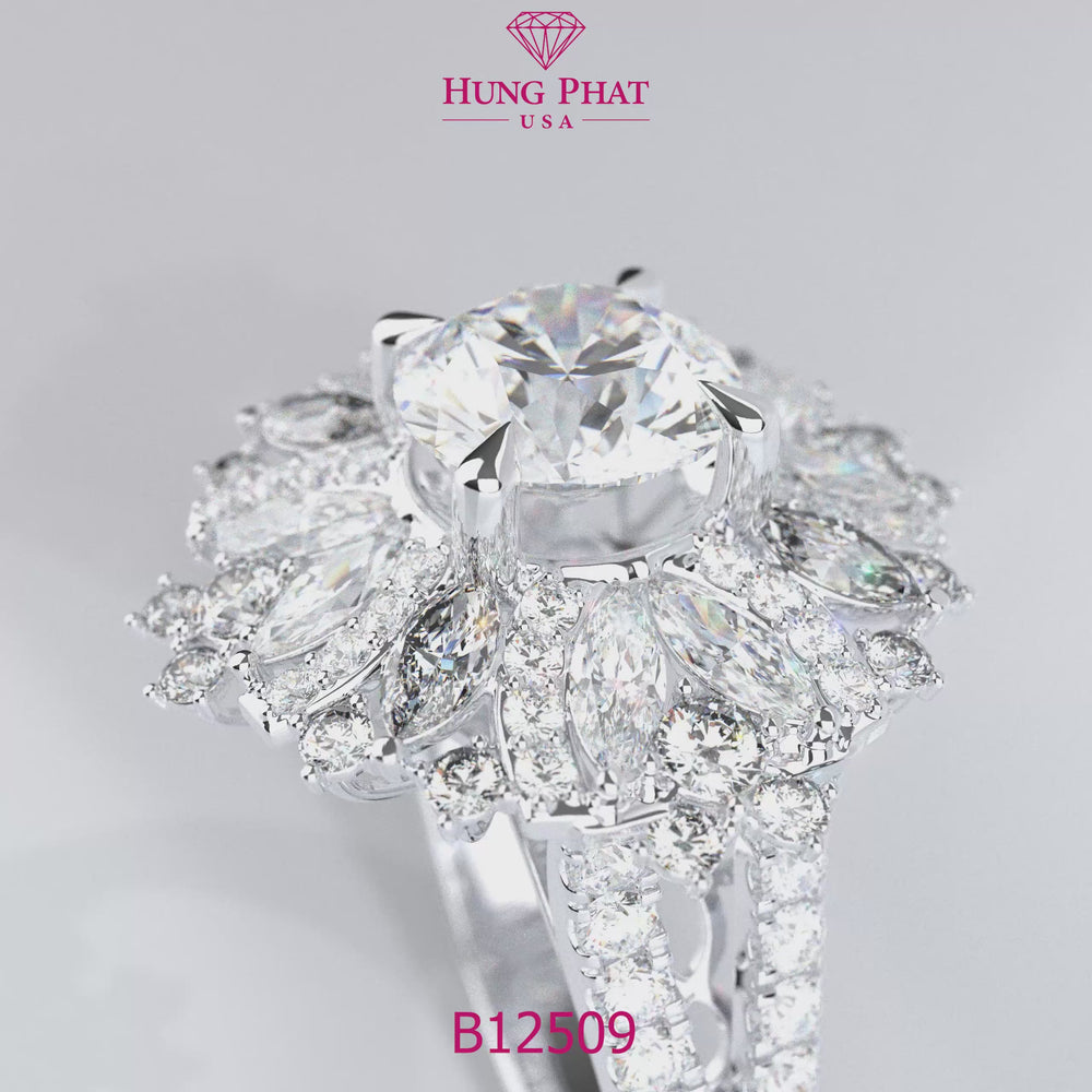 Diamond Ring Mounting B12509