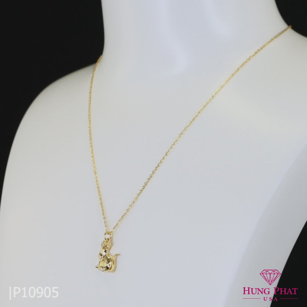 18K Gold Pendant P10905