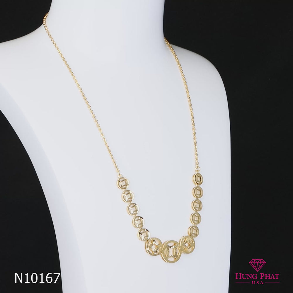 18K Gold Necklace N10167