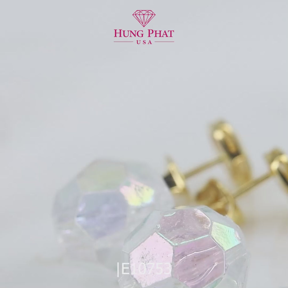 18K Gold Earring E10753