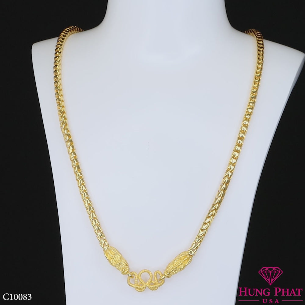 24K Gold Necklace C10083
