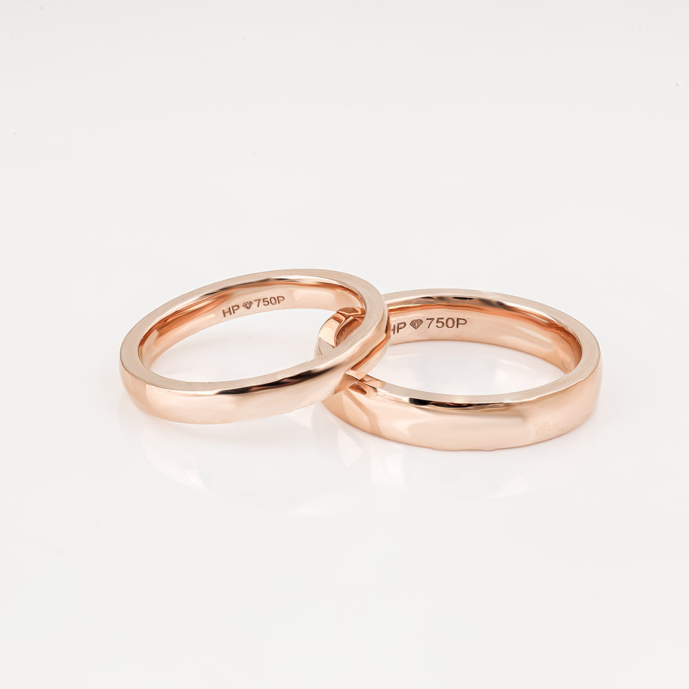 18K Gold Wedding Rings D10185