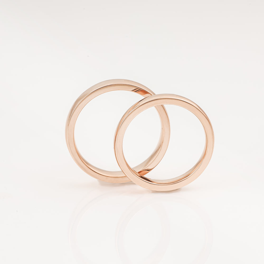 18K Gold Wedding Rings D10185