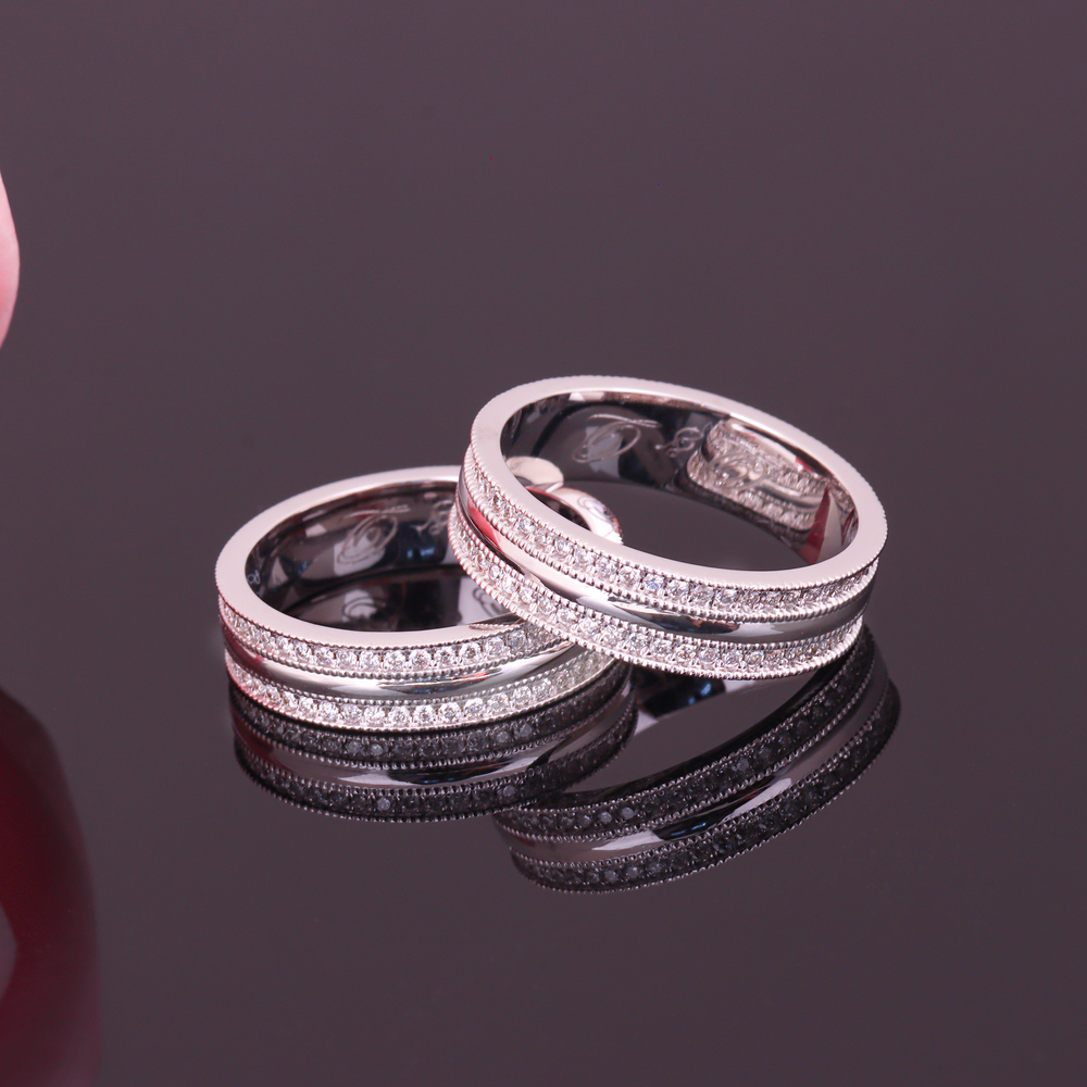 Diamond Wedding Rings D10743