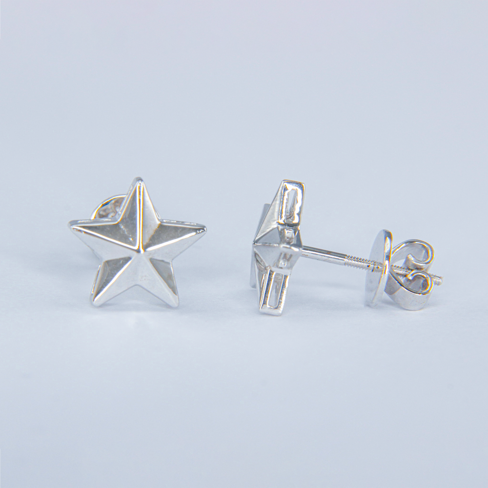 18K Gold Earring E10374