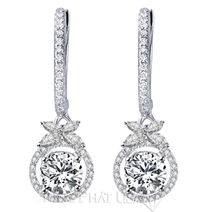 Diamond Dangling Earrings Setting E75692