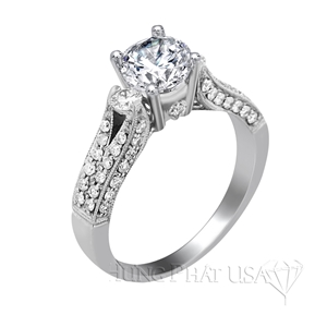 Diamond Engagement Ring Setting Style B1265
