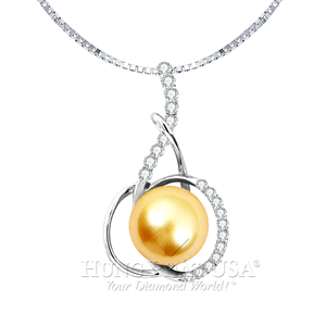 Pearl & Diamond Pendant P01846