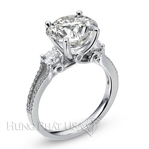 Diamond Engagement Ring Setting Style B2475
