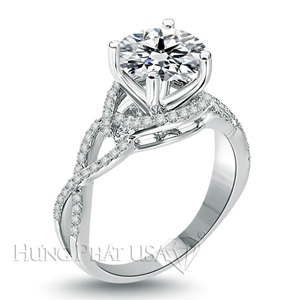 Diamond Engagement Ring Setting Style B2483