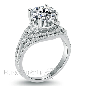 Diamond Engagement Ring Setting Style B2486