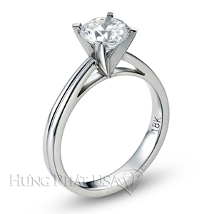 Classic Solitaire Engagement Ring Setting Style B1693