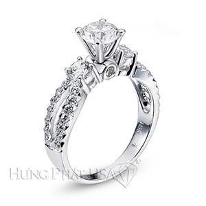 Diamond Engagement Ring Setting Style B1101