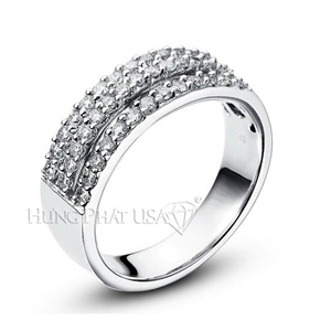 18K White Gold Diamond Ring D2499