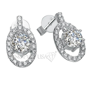 Diamond Stud Earrings Style Setting E1286