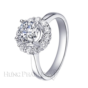 Prong Diamond Engagement Ring Setting B2694