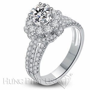 Diamond Engagement Ring Setting Style B2797