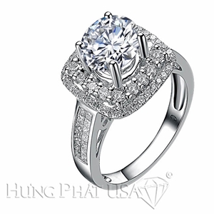 Diamond Engagement Ring Setting Style B2819