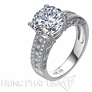 Diamond Engagement Ring Setting Style B2825