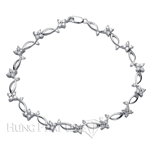 18K White Gold Diamond Bracelet HPBL0129