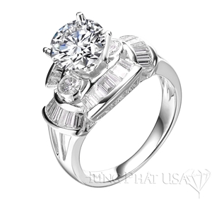 Diamond Engagement Ring Setting Style B0766