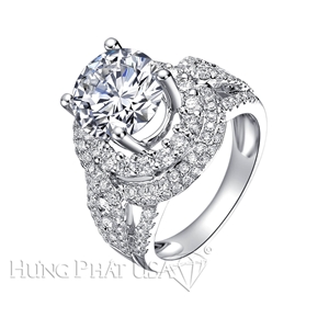 Diamond Engagement Ring Setting Style B2896