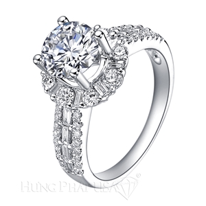 Diamond Engagement Ring Setting Style B2908