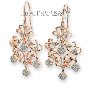 Diamond Dangling Earrings H05250E