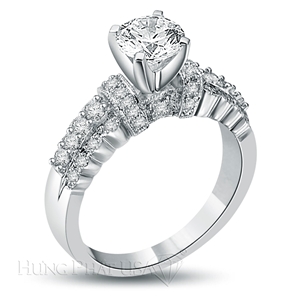 Diamond Engagement Ring Setting Style B5047
