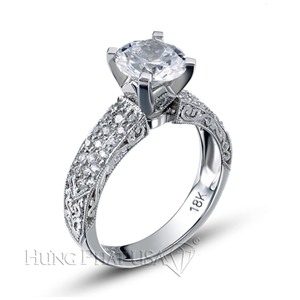 Diamond Engagement Ring Setting Style B5115