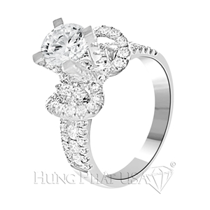 Diamond Engagement Ring Setting Style R18019