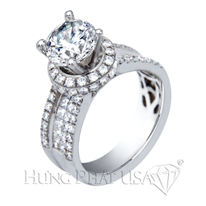 Diamond Engagement Ring Setting Style B2281