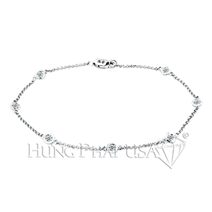 18K White Gold Diamond Bracelet Style L71716