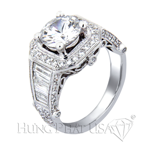 Diamond Engagement Ring Setting Style B2335EW50D
