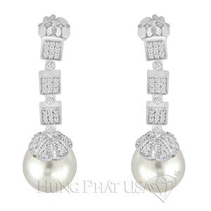 Pearl & Diamond Earrings E7276