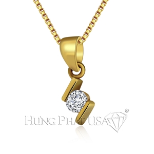 18K White Gold Diamond Pendant P53956